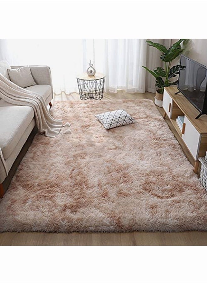 Generic - Modern Indoor Home Living Room Area Rugs Large Fluffy Soft Kids Room Rug Baby Nursery Decor Anti-Skid Floor Carpet for Children Boys Girls Fuzzy Fur Bedroom Rugs 160*200CM - Image 1
