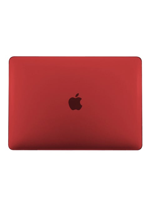 Apple Notebook Protective Case Crystal Frosted Macbook Pro Protective Case Transparent Macbook Air Computer Case-Color:Crystal Plane-wine Red-Applicable Model:11 "(A1465/A1370)