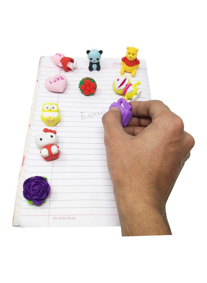 PARTEET Non-Toxic Materials Stacking Pen Type Guitar Box Erasers, Clear, 1 Piece - Image 3