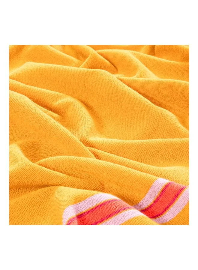 Zsa Zsa Zsu  Vıseu Yellow Beach Towel 90x150 cm.  | Best Price UAE