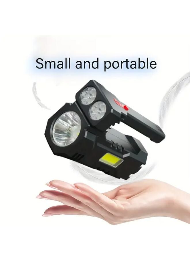 Ca Black LED Flashlight USB C Fast Charging Digital Power Display Tactical - Image 3