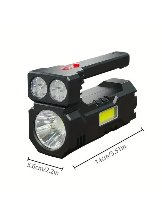 Ca Black LED Flashlight USB C Fast Charging Digital Power Display Tactical - Image 5