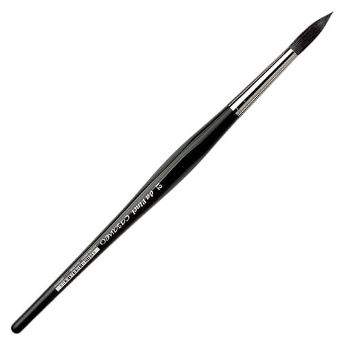 da Vinci Watercolor Series 5598 Casaneo Paint Brush, Round New Wave Synthetics, Size 12 - Image 2