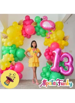 Atpata Funky Atpata Funky Pink Number Foil Balloons for Numeric Milestone Parties (40 INCH, 3)  - Image 2