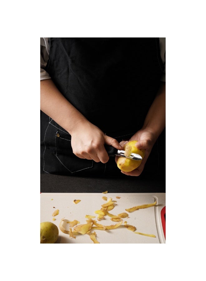 Baker's Secret 19.3cm Stainless Steel Peeler – Sharp & Durable Kitchen Accessory for Effortless Peeling and Food Prep - Image 2