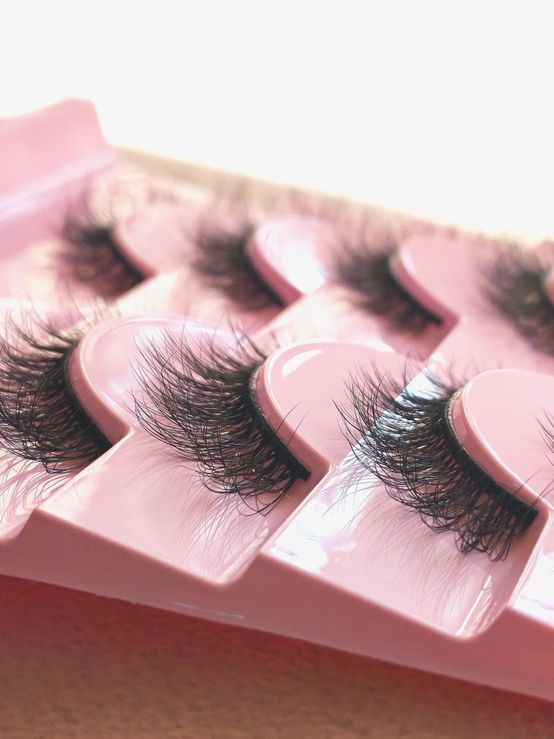5 Terminal fluffy eyelashes pairs + eyelash adhesive 30ml (5 Terminal eyelashes pairs + eyelash adhesive) - Image 3