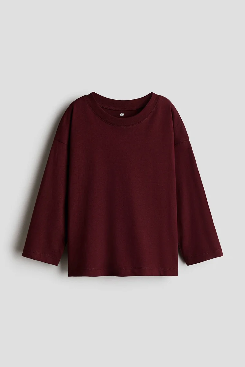 H&M Long-sleeved cotton T-shirt