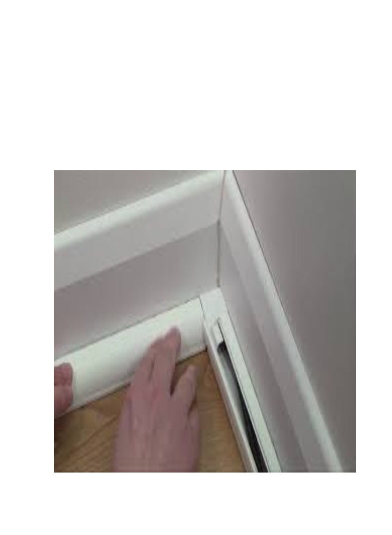 KNP KNP PVC Floor Trunking is Designed for Efficient Cable Management and Protection with a Compact Size of 14mm in Width and 48mm in Height.  - Image 3