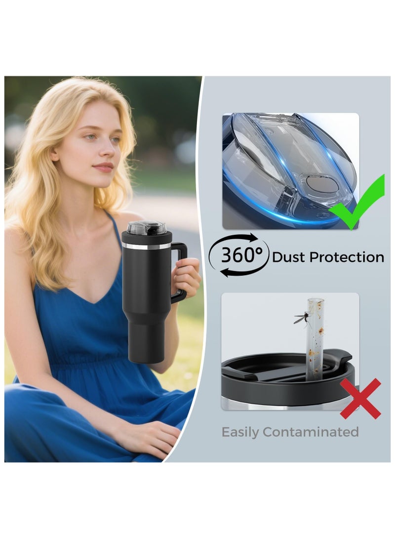XICEN 40 Oz Compatible Only: Designed for 40 oz Quencher H2.0 Tumbler with Handle & Quencher H2.0 FlowState 40oz & 40 oz Quencher ProTour.  - Image 3