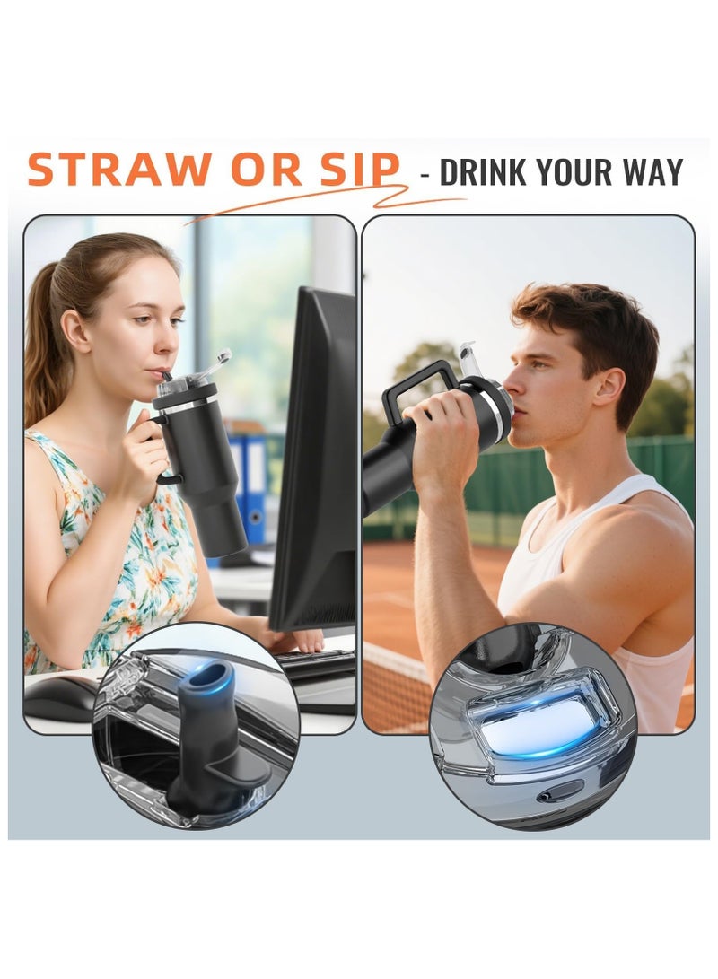 XICEN 40 Oz Compatible Only: Designed for 40 oz Quencher H2.0 Tumbler with Handle & Quencher H2.0 FlowState 40oz & 40 oz Quencher ProTour.  - Image 5