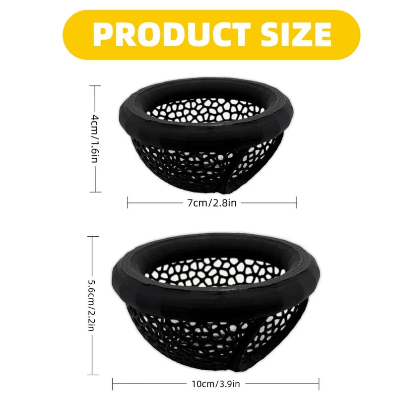 Laoha 2 PCS Floating Betta Hammock & Shrimp Shelter â€“ 3D Printed Aquarium Decor with Feeding Ring, Safe Resting Spot for Betta Fish, Shrimp and Small Fish - Image 2