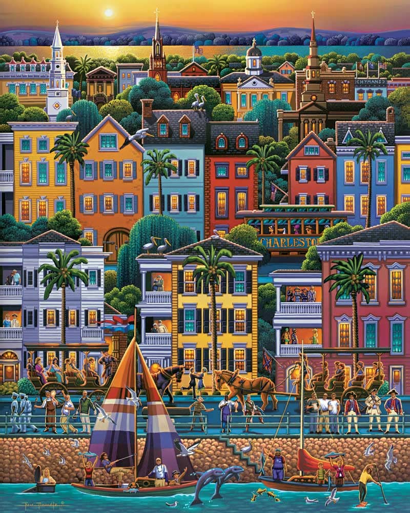 Dowdle Jigsaw Puzzle - Charleston - 1000 Piece - Image 2