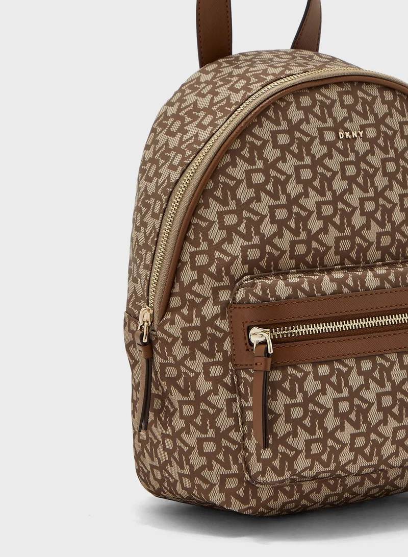 DKNY Casey Front Zip Detail Backpack