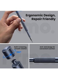 Ritmo Ritmo Precision Screwdriver Set Magnetic Repair Tool Kit with 24 Bits and Case for CellphoneNintendo SwitchWatchLaptopCameraTabletElectronic  - Image 4