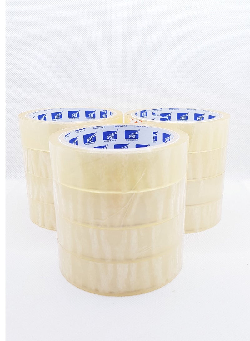 Psi 12-Piece Clear Tape 1 Inch Wide - Image 1