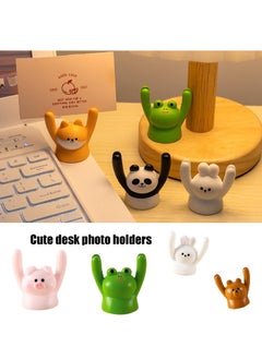 Excefore Cute Animal Cartoon Photo Clip, 7Pcs Memo Holder, Table Card Holders, Card Holder, Notes Message Folder, Note Holder, Home and Office Decorations  - Image 5
