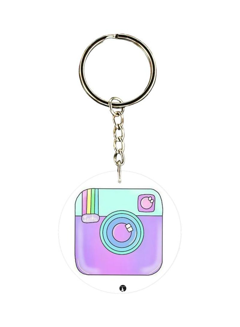 RKN Cartoon Printed Single Sided Pocket Keychain