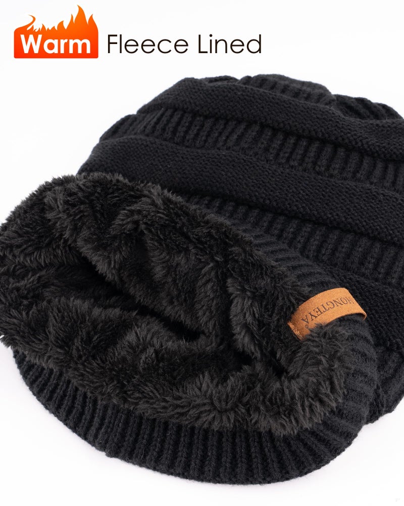 HONGTEYA 4pcs Set (US, Alpha, One Size, Black) - Image 2