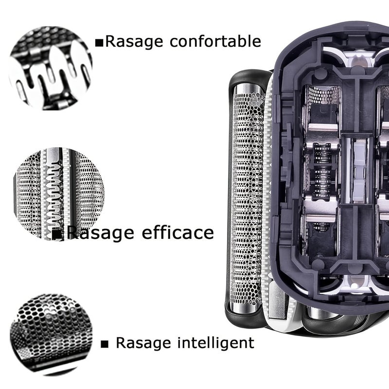 Compatible 32b 3 Electric Shaver Replacement Heads Foil And Cutter For Series 3 Razors - Image 4