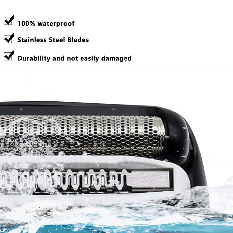 Compatible 32b 3 Electric Shaver Replacement Heads Foil And Cutter For Series 3 Razors - Image 1