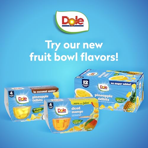 Dole Diced Pears in 100% Juice - Dole Fruit Bowls Snacks - 4 oz Fruit Bowls - 12 Pack - Image 5