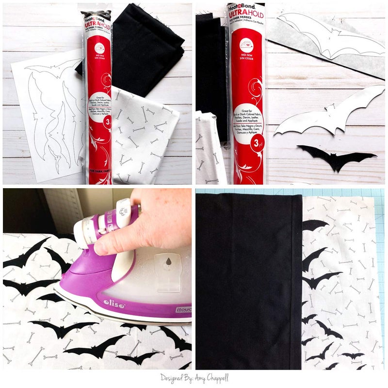 HeatnBond UltraHold Iron-On Adhesive Value Pack, 17 Inches x 3 Yards, Black - Image 2