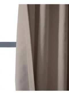 نجيب سليم ستائر مخملية قماش ناعم قطعة واحدة  - Image 2