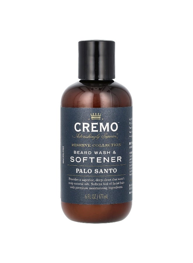 Cremo, Reserve Collection, Beard Wash & Softener, Palo Santo, 6 fl oz (177 ml) - Image 1