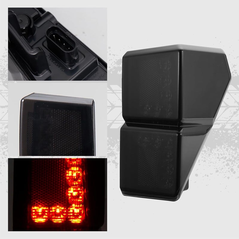 A & UTV PRO Ranger LED Tail Lights for Polaris Ranger 1000 XP (2018-2022) - Smoked Lens - Image 4