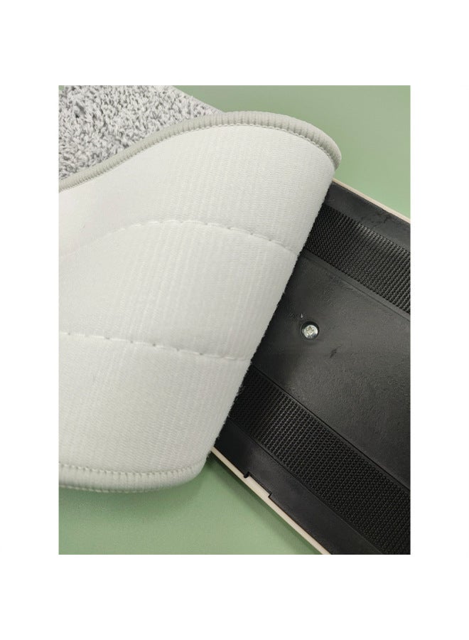 Thickened Scratch Mop Cloth, Hand-washable Wiper Flat Mop Replacement Head Accessories, Household Adhesive Cleaning Cloth-Color:33*12cm (bilateral Sleeves) 5 Packs, 2 Copies, 12 Pieces In Total  - Image 5