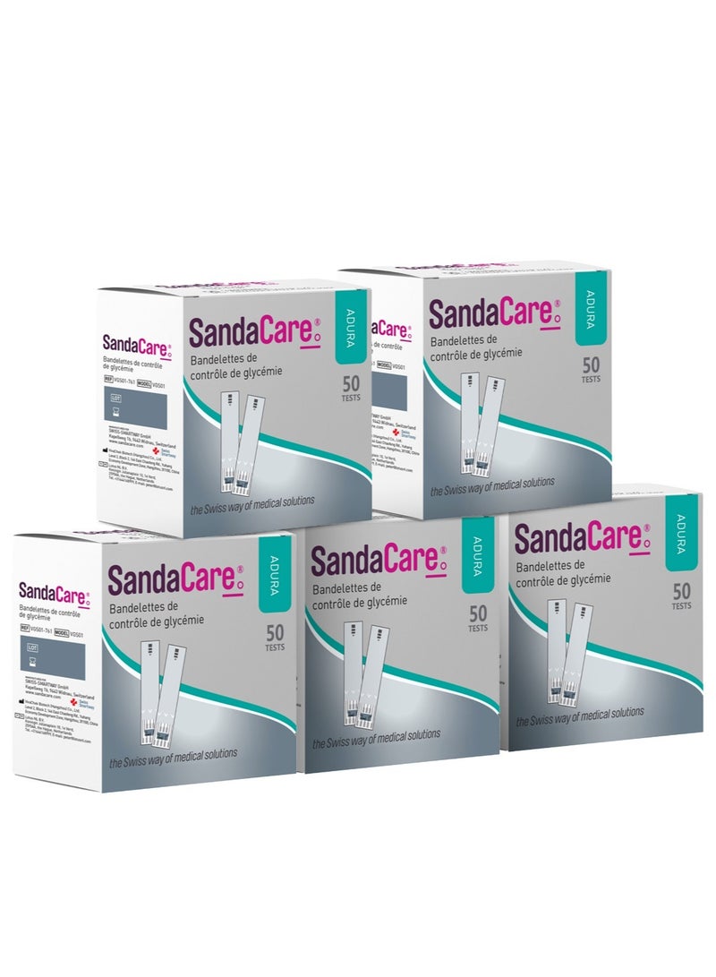 SandaCare Adura Strips, 5 Boxes (250 Strips) - Image 1