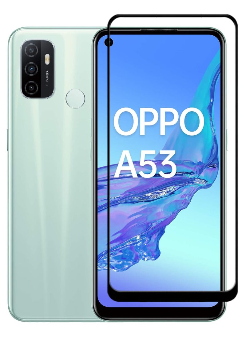 ACLIX Antistatic ESD Dustproof Premium Quality High Definition Tempered Glass Screen Protector Designed For Oppo A53 - Image 1