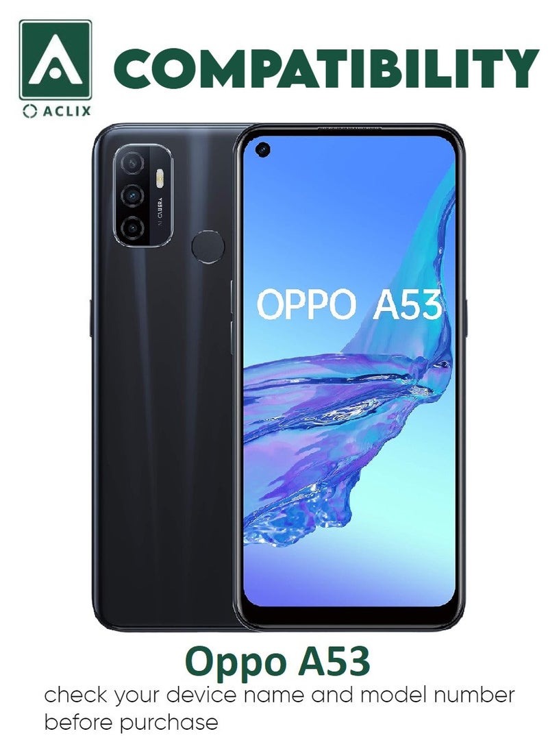 ACLIX Antistatic ESD Dustproof Premium Quality High Definition Tempered Glass Screen Protector Designed For Oppo A53 - Image 3
