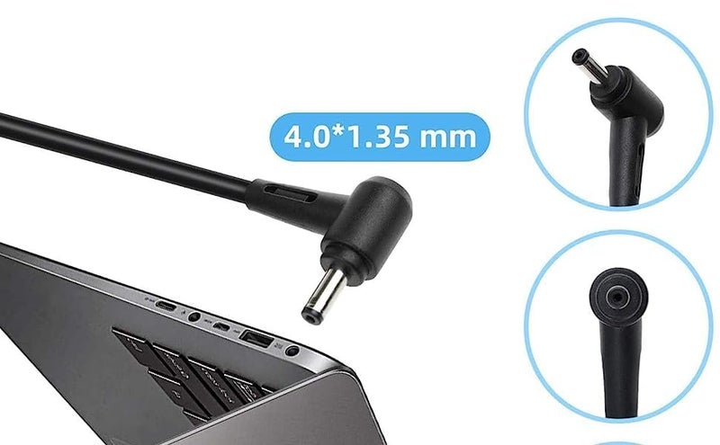 FACTOTECH Asus 33W Replacement Laptop Charger Adapter Fits for Asus Model Ad890M26 Wall Plug Power Supply with 4.0Mm X 1.35Mm Pin - Image 3