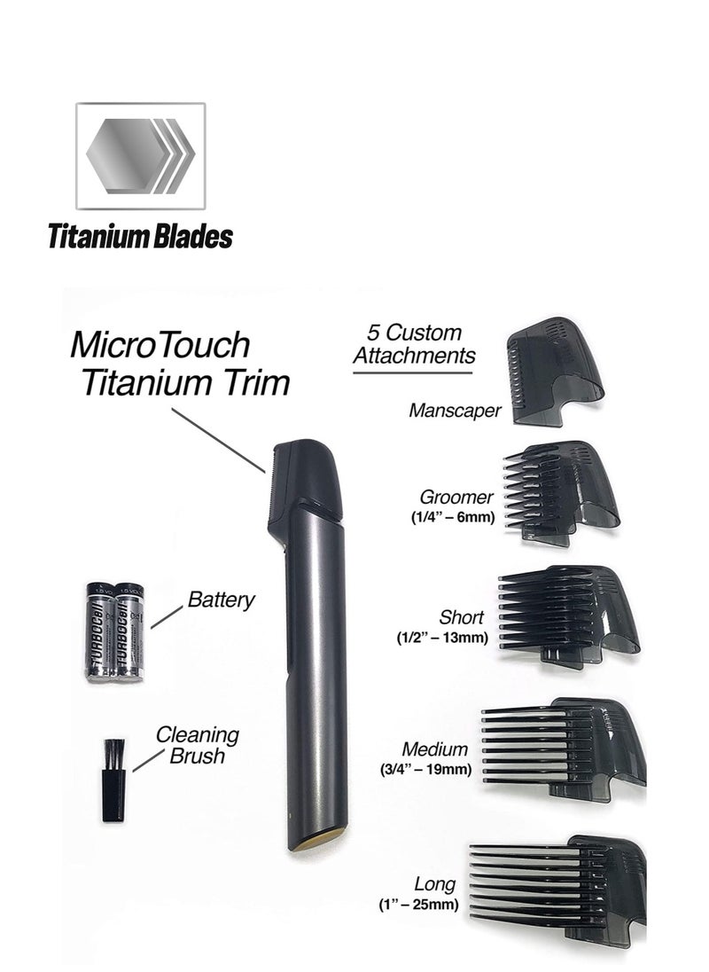 Generic - MicroTouch Titanium TRIM Lighted Hair Cutting Tool - Image 1