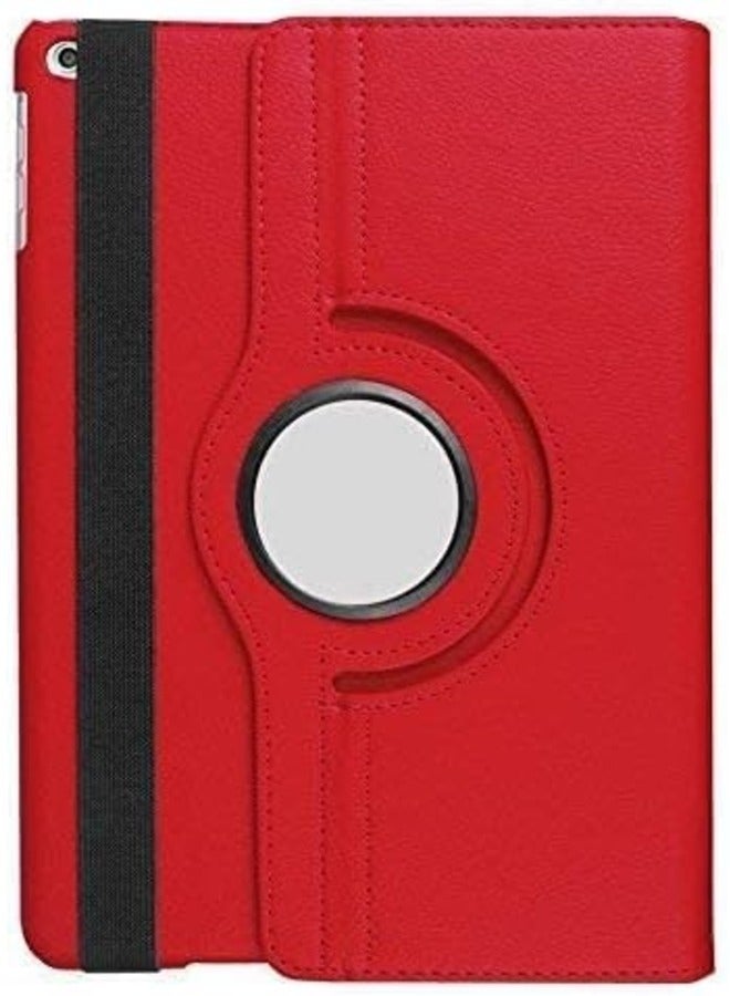 MUNTAQI Smart 360 Degree Rotating Stand Case Cover for Apple iPad 10.2 inch (9th Gen 2021, 8th Gen 2020, 7th Gen 2019) - Red - Image 2