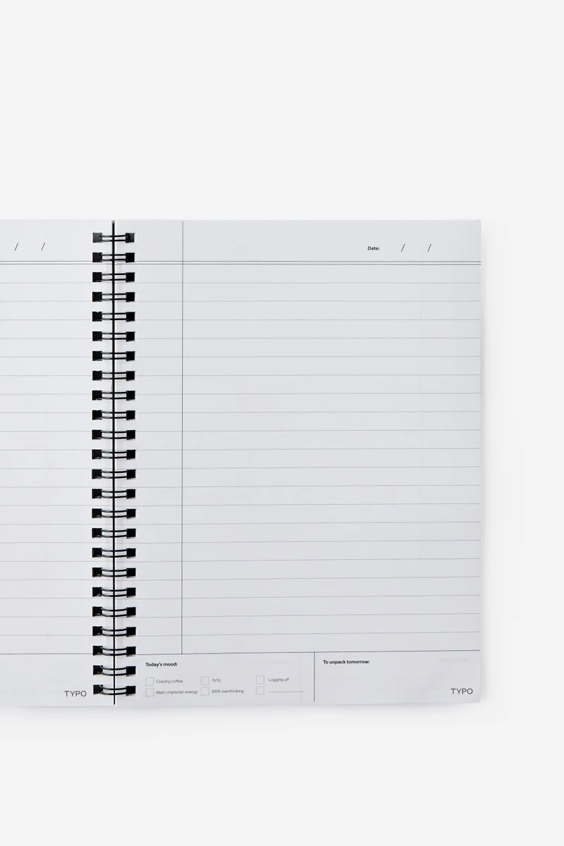 Typo A5 Spinout Notebook V2