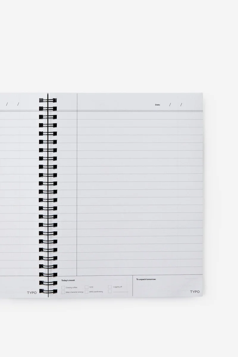 Typo A5 Spinout Notebook V2