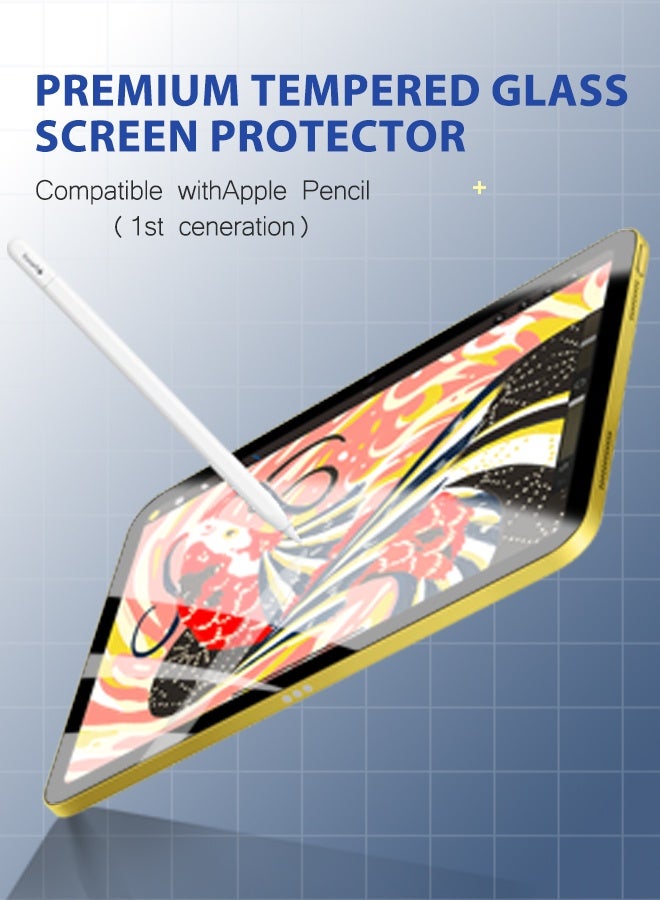 2PCS Screen Protector for iPad A16 11th Gen (11-inch) 2025 / iPad 10th Gen (10.9-inch) 2022 – Tempered Glass Film for iPad A3354, A3355, A3356, A2696, A2757, A2777 with 1 Camera Lens Protector - Image 4