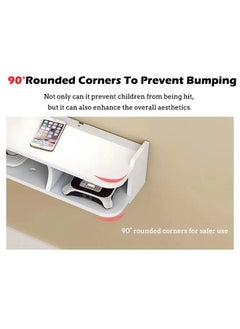 DUKASOU Floating Wall Shelf Hanging Storage Organizer for Bedroom Living Room Kitchen  - Image 5