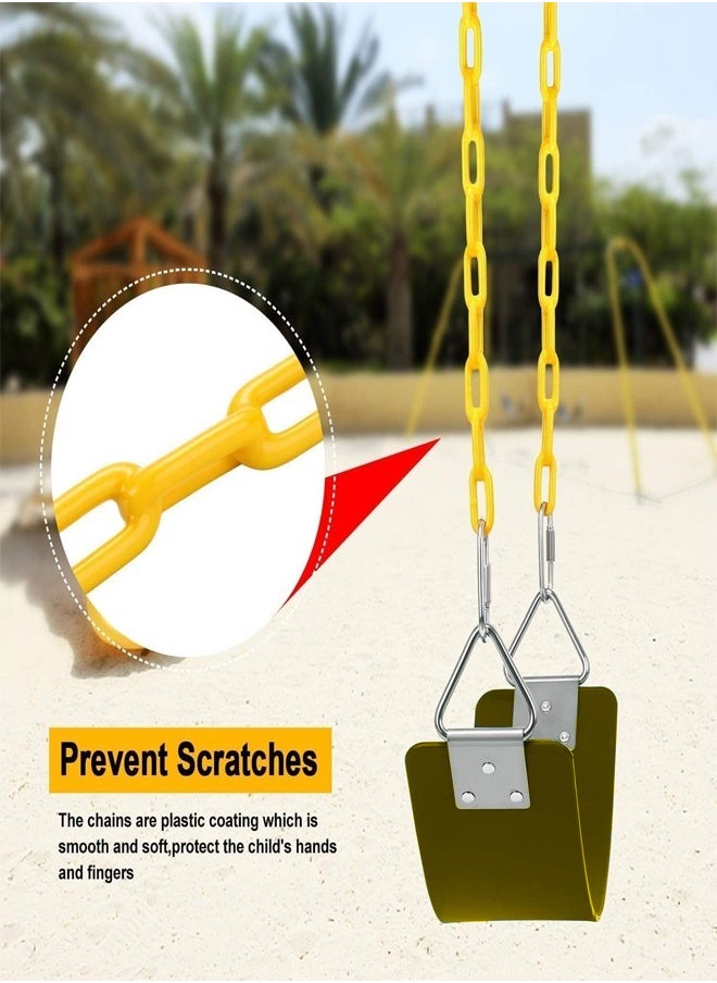 Heavy Duty Wall Swing with Swing Seat, Plastic Covered Chain and Snap Hooks for Outdoor - pzsku/Z3A9F344F559403F03052Z/45/_/1719839205/26dedd76-aa77-40bf-bd15-3164f8ce8051