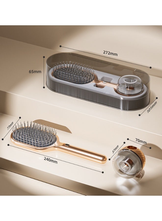 مشط تصفيف الشعر المزود بوسادة هوائية ووسادة ناعمة لحماية فروة الرأس وتدليك لطيف لتصفيفات شعر سهلة - Image 3