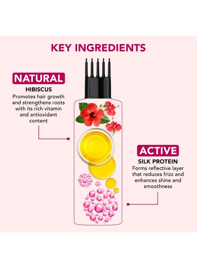 بوتانيك هيرث زيت الشعر ببروتين الحرير من بوتانيك هيرث - 150 مل - يغذي ويقوي الشعر، ويعزز اللمعان، ويقلل التجعد، ويعزز نمو الشعر الصحي ببروتينات الحرير والكركديه - Image 4