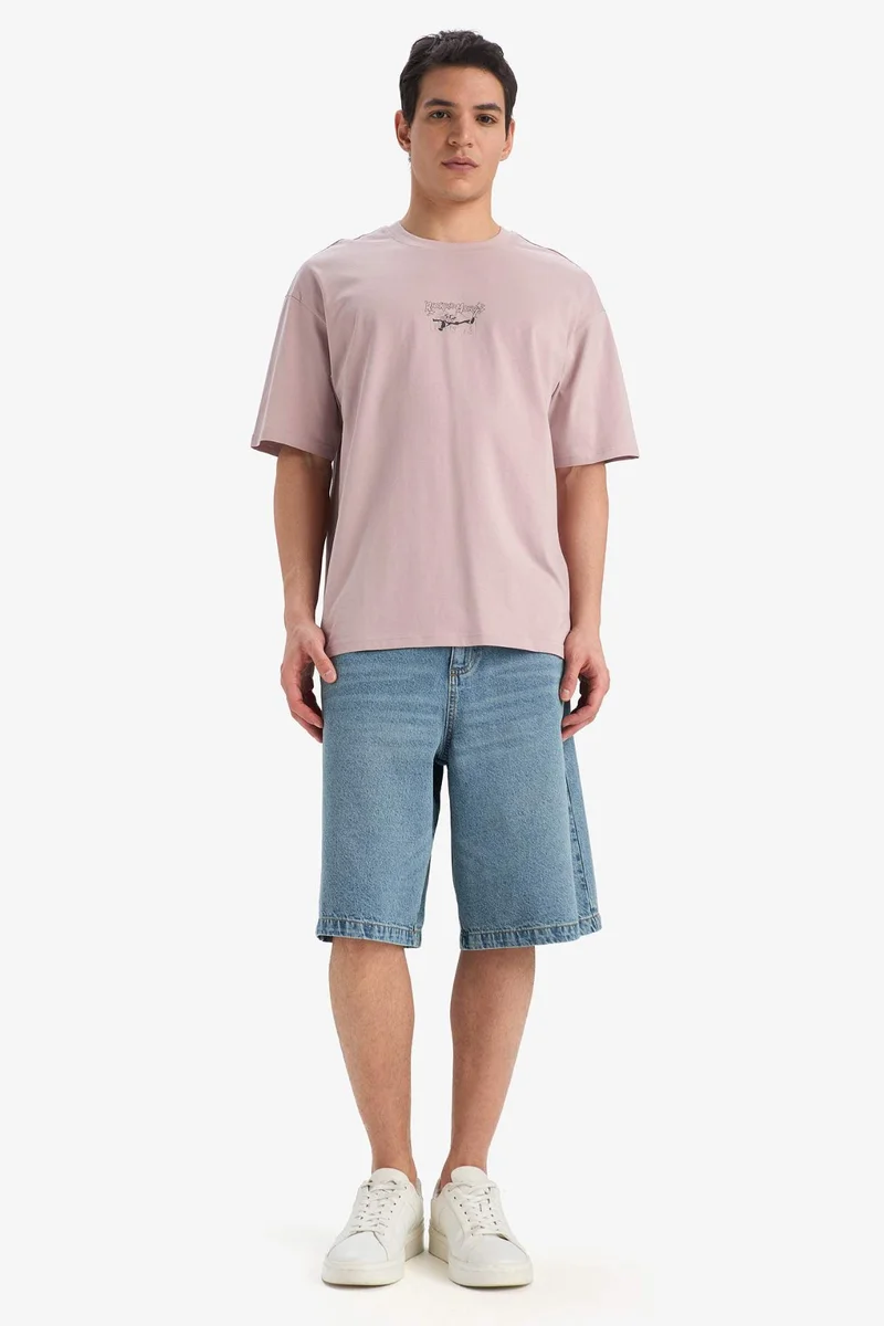 ديفاكتو Cotton Rick and Morty Boxy Fit Relax Fit T-Shirt