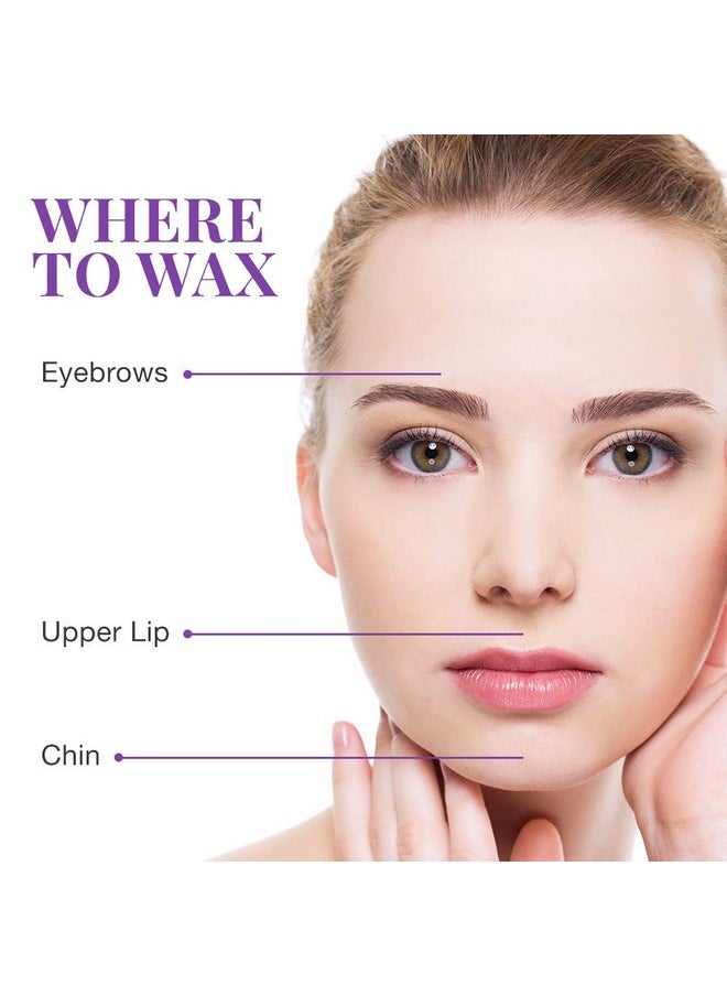 Clean + Easy Ready- To- Use Wax Strips For Facial Waxing, No Heating Required, Great For Unsightly Hair Removal Touch-Ups, 12 Ct.  - Image 4
