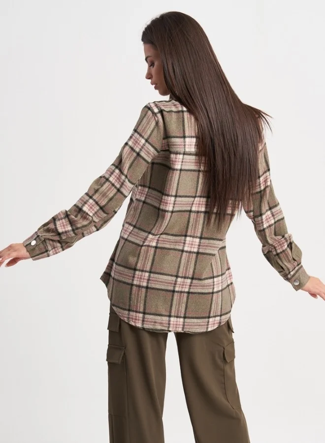 هايليز Hailys Women's Blouse, Khaki
