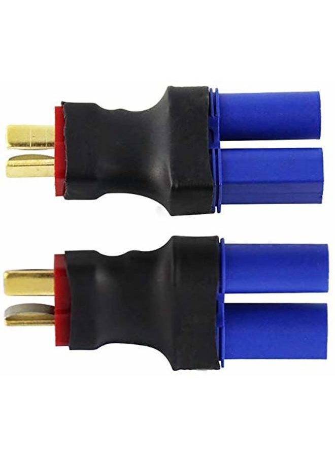FLY RC 5Packs Deans T Plug Male Connector to EC5 Female No Wire Adapter for RC Lipo Battery - Image 2