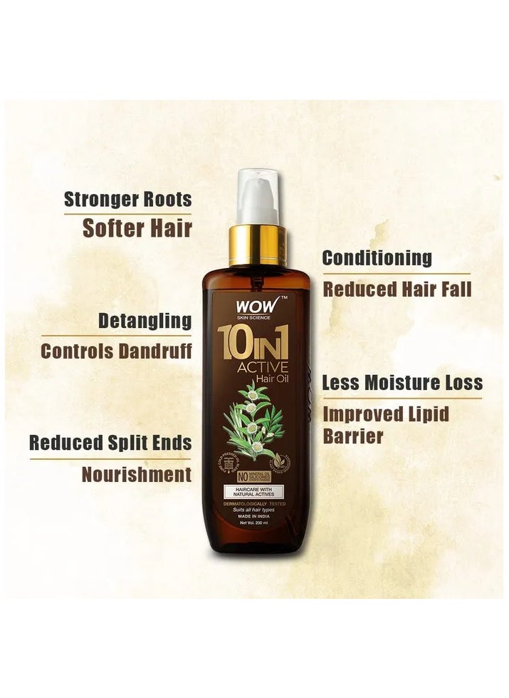 WOW - wow skin science 10in1 active hair oil 200ml - Image 1
