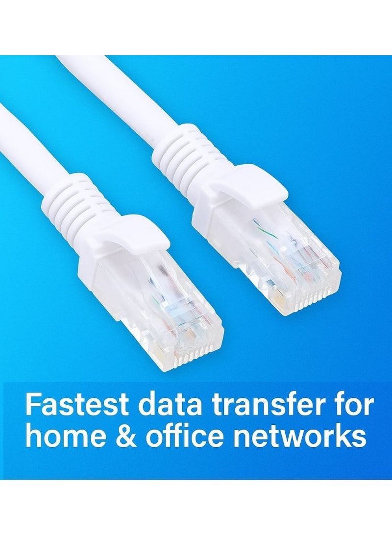 ADMIN TECHNOLOGY multi-purpose computer cable with USB, VGA, and HDTV connectors, 10 meters long – high quality – color white - Image 3