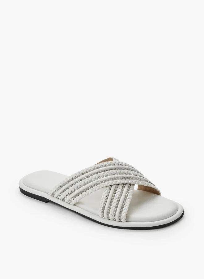 Flora Bella By Shoexpress Flora Bella Women Embellished Cross Strap Sandals